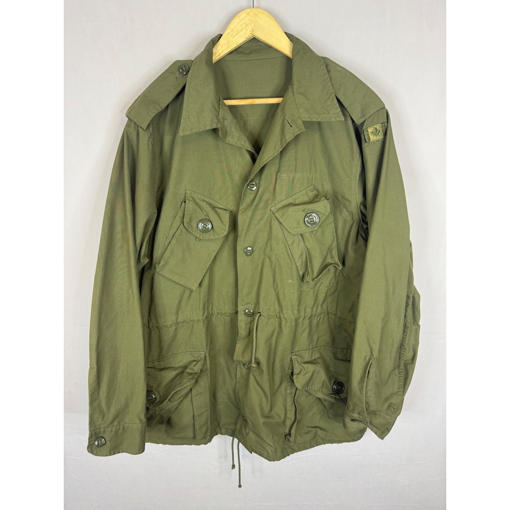 Vintage 1989 Canadian Military MK II‎ Lightweight Combat Coat Olive Drab Size 9